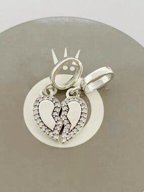 Pandora Friends Splittable Heart Dangle Charm